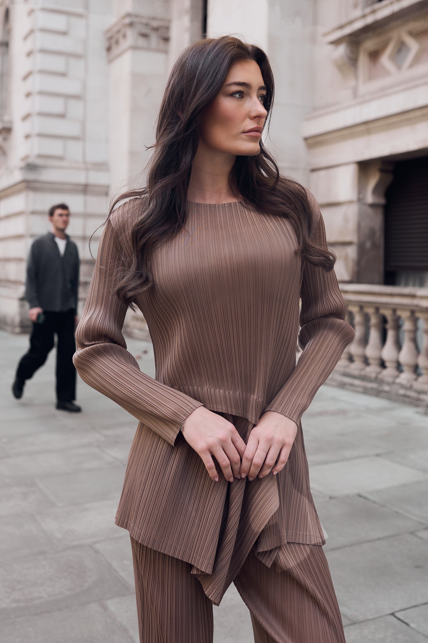 Pleated Two-Piece Set (Coming Soon)