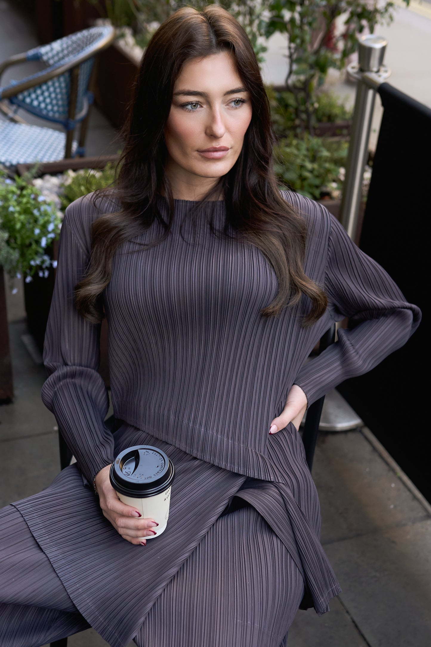 Pleated Two-Piece Set (Coming Soon)